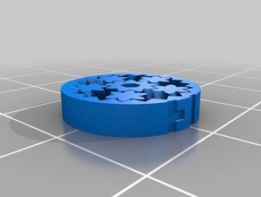 15mm cuscinetto esagonale da 2 mm parti personalizzato 3d print model - Mito3D