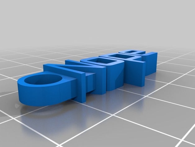 não organização personalizado 3D print model - Mito3D