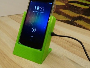 nexus 4 ricarica wireless dock mobile telefono l'adattatore cellulare il caricabatterie induzione stand 3d print model - Mito3D