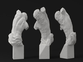 bronze-Skulptur durchsucht Replikate 3d print model - Mito3D