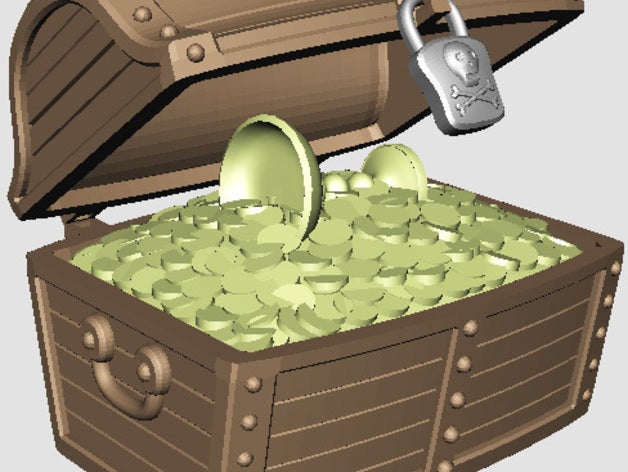 treasure chest other playset 3D print model - Mito3D