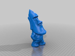 halloween gnome costume de moai sculptures gnomeremix 3d print model - Mito3D