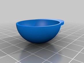 mini-baseball-cap Requisiten 3d print model - Mito3D
