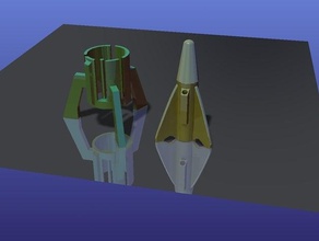 pico de cohetes otros base lanzamiento 3d modelo juguete 3d print model - Mito3D