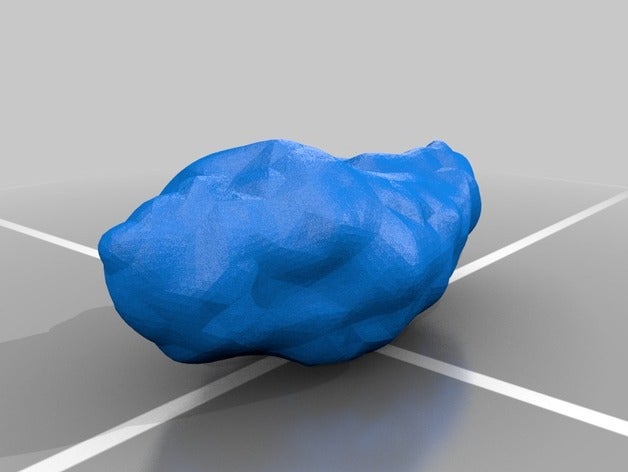 asteroide geographos la fisica astronomia 3D print model - Mito3D