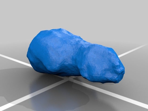 l'asteroide toutatis la fisica astronomia 3D print model - Mito3D