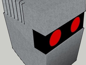 rom spaceknight outros 80 cyborg robô o sketchup brinquedo 3d experiência 3d print model - Mito3D