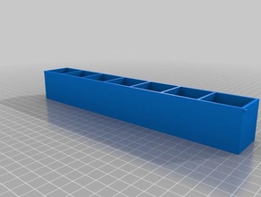 1 week pill box containers customized 3d print model - Mito3D