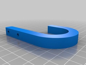 anzuelo simple organización personalizador percha 3d print model - Mito3D