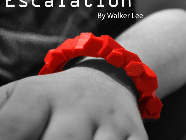 esculation other art bracelet crystal like 3D print model - Mito3D
