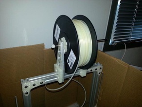 bukobot filament support de bobine 3d l'imprimante accessoires titulaire 3d print model - Mito3D