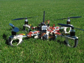 hulk gerçek quadcopter rc araç kk20 denetleyicisi radyo kontrol 3d print model - Mito3D