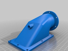 su jet sürücü rc araç eksenel pompa tekne yüksek akış pompası 3d print model - Mito3D