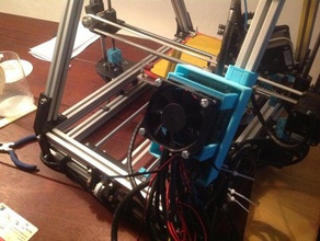 caixa de arduinoramps fã 3d a impressora os acessórios mendelmax monte 3d print model - Mito3D
