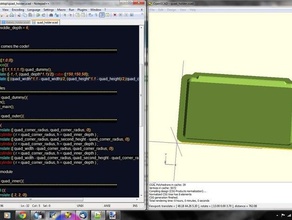 openscadnotepad++ language file including useage guide other openscad editor programming tool useful 3d print model - Mito3D