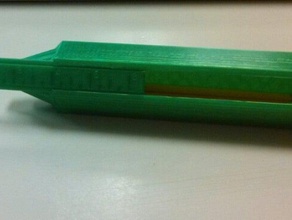 backtoschool pencil case wruler other 3d print model - Mito3D