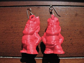 gnomey buser earrings digitizer remix mashup 3d print model - Mito3D