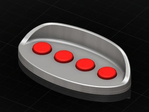 4 botones electrónica 3d print model - Mito3D