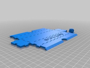 meine angepasste Faltung Wort Mäppchen office 3d print model - Mito3D