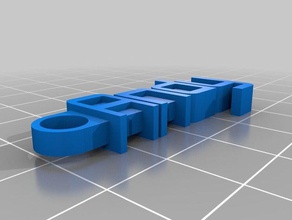 andykey de l'organisation personnalisé 3d print model - Mito3D