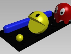 pacman ghosts creatures 3d print model - Mito3D