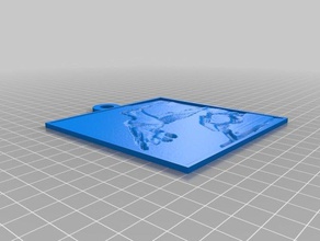 meine angepasste lithopane Kolibri 2d Kunst 3d print model - Mito3D