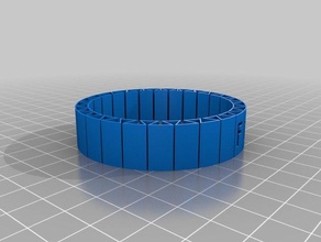 friend name bracelet bracelets customized 3d print model - Mito3D