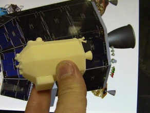 nasas ladee satellite fan model not any nasa documentation vehicles exploration moon rocket space probe 3d print model - Mito3D