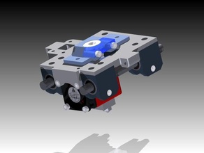 chariot conçu e3d v5 extrudeuse nozzel de l'imprimante pièces buse 3d print model - Mito3D