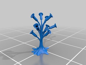 ağaç kalem tutucu sanat araçlar 3d print model - Mito3D