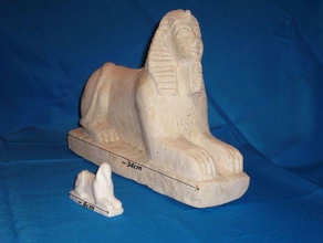 sphinx d'autres miniatur scan sculpture 3d print model - Mito3D
