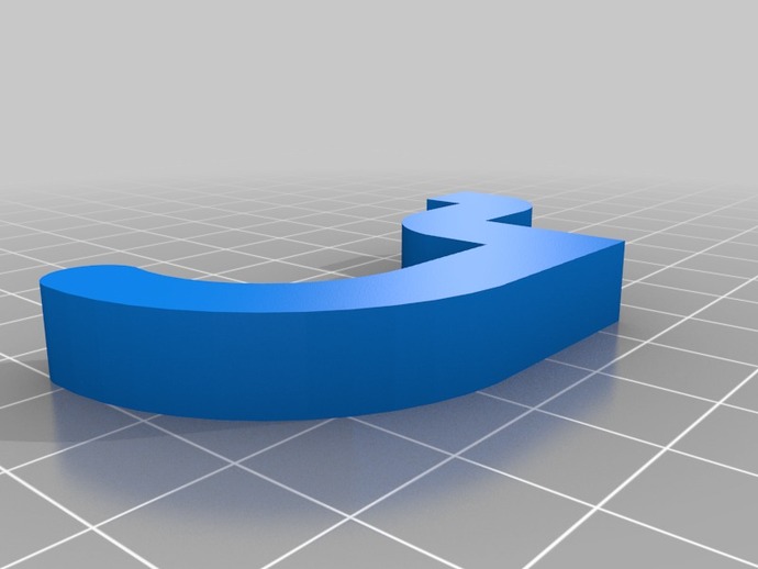 cubo de parede gancho para casaco arredondado organização 3D print model - Mito3D