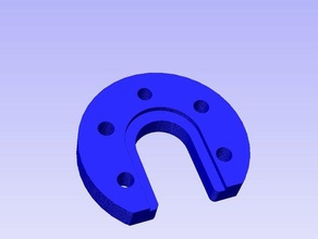 kossel groove mount cut cnc 3d printer parts j-head mini 3d print model - Mito3D