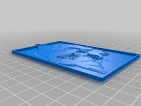 pinkie lithomustache 2d a arte personalizado 3d print model - Mito3D