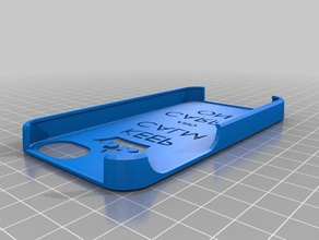 mantener la calma llevar 4 caso accesorios personalizado 3d print model - Mito3D