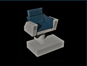 captain kirk chair other playset star trek toscale 3d print model - Mito3D