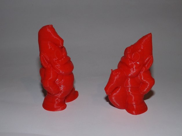 gnome échecs suppléant chevaliers supportless kingrahl 3D print model - Mito3D