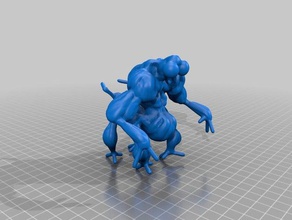 creature 5 creatures cleveland lake erie monster outbreak 3d print model - Mito3D