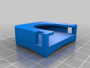 camera drift curved mount 3d print model - Mito3D