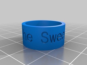 sweet spot ring les anneaux personnalisé 3d print model - Mito3D