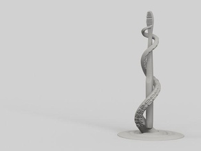 Oktopus-arm Zahnbürstenhalter Bad squid toothbursh 3d print model - Mito3D