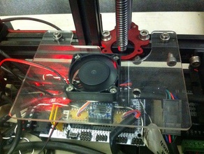 jd mm2 ramps fan mount plate mendelmax 2 3d printer parts 3d print model - Mito3D