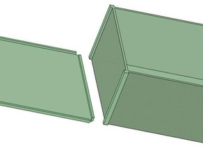 kleine Schachtel mit Deckel halten Sie Ihre thingys Container 3d print model - Mito3D