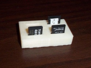 microsd card holder other 3d print model - Mito3D