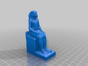 senwosret iii sculptures brooklyn brooklynmuseum captured scan 3d print model - Mito3D