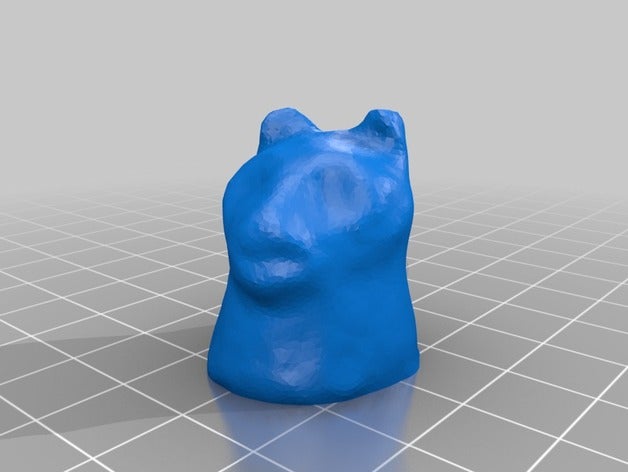 leone teste di gioco pezzo 1 5 le scansioni repliche brooklyn brooklynmuseum cat egitto 3D print model - Mito3D