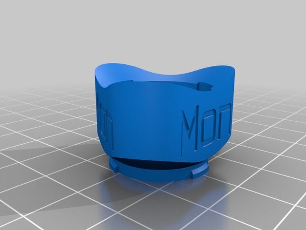 Montag Container angepasst 3D print model - Mito3D