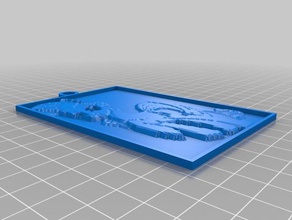 mi personalizados personalizable lithophane 4x6 70x105p más 2d arte 3d print model - Mito3D