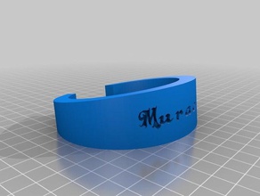 kelly 2 bracelet bracelets customized 3d print model - Mito3D