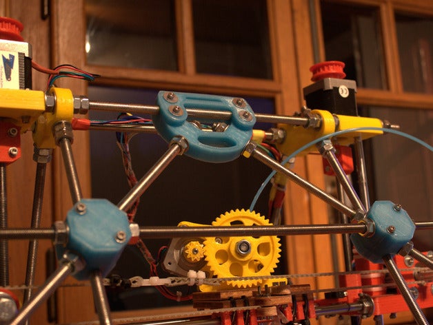 full crossbracing prusa simplified mendel other useful frame openscad reprap upgrade 3D print model - Mito3D